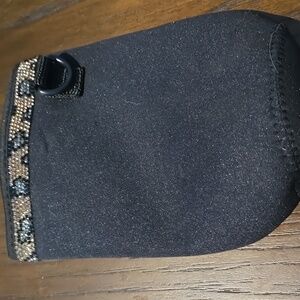 cup holder animal print sequin